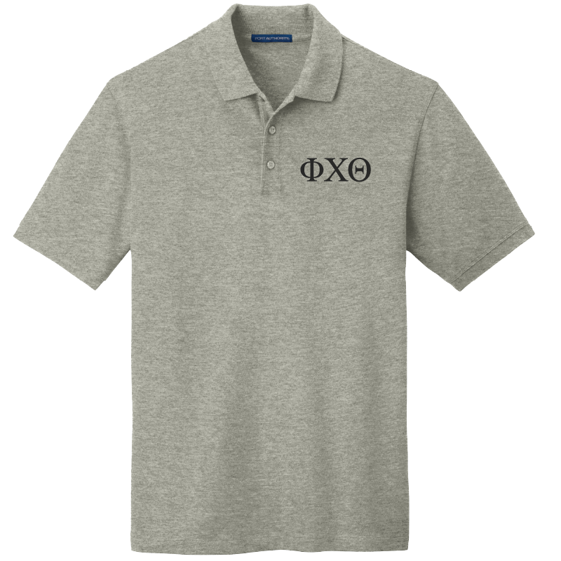Phi Chi Theta Men's Embroidered Polo Shirt