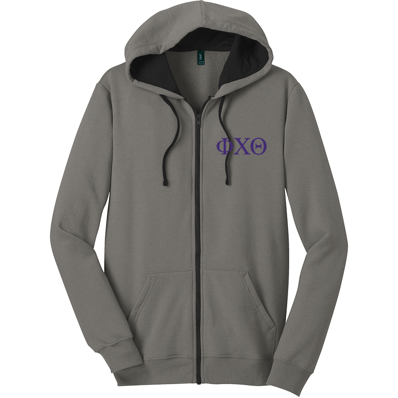 Phi Chi Theta Zip-Up Hooded Sweatshirts