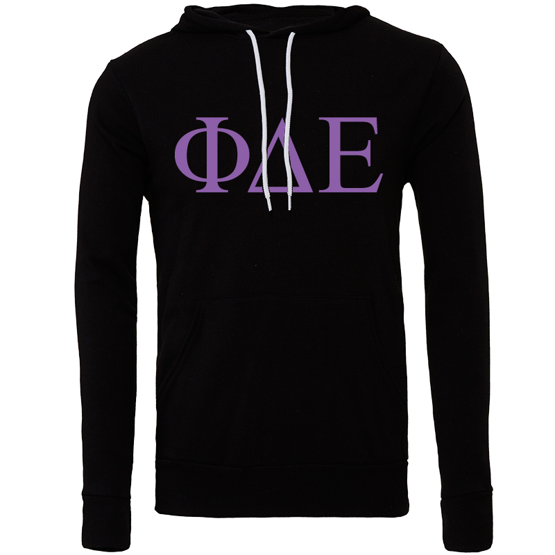 Phi Delta Epsilon Lettered Hooded Sweatshirts