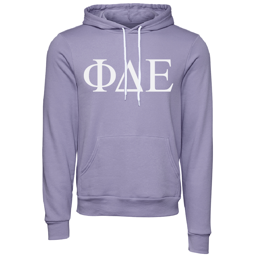 Phi Delta Epsilon Lettered Hooded Sweatshirts
