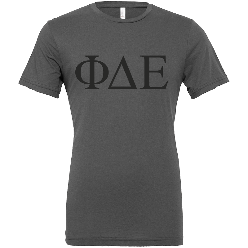 Phi Delta Epsilon Lettered Short Sleeve T-Shirts