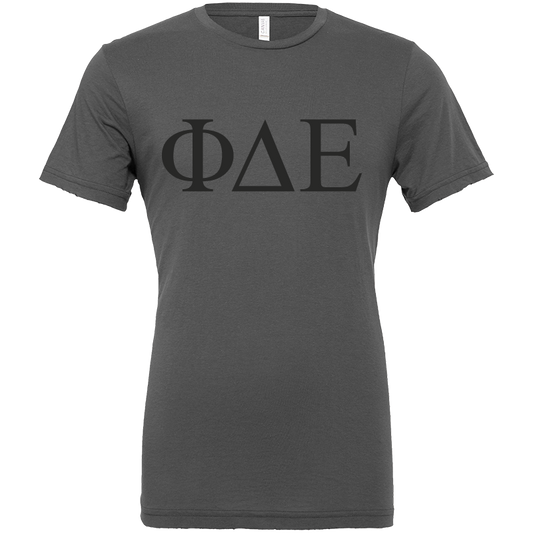Phi Delta Epsilon Lettered Short Sleeve T-Shirts