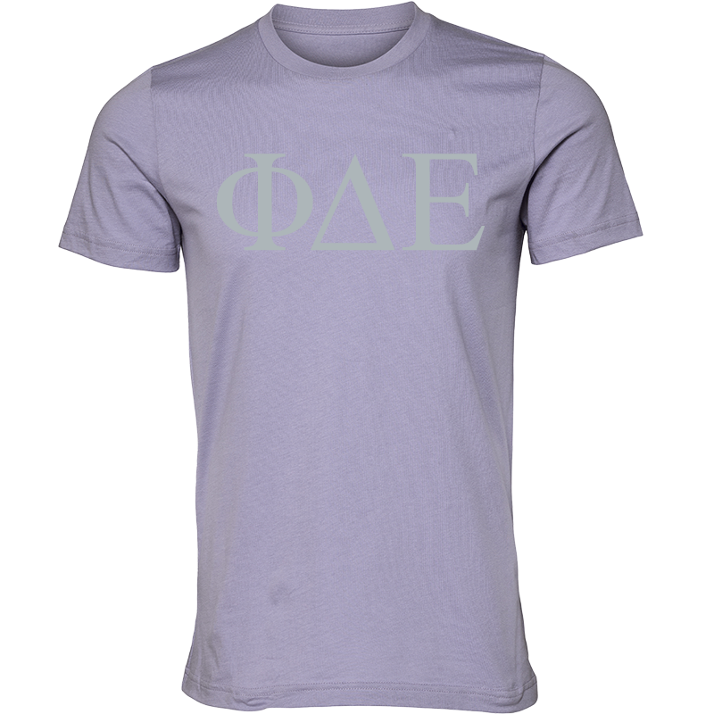 Phi Delta Epsilon Lettered Short Sleeve T-Shirts