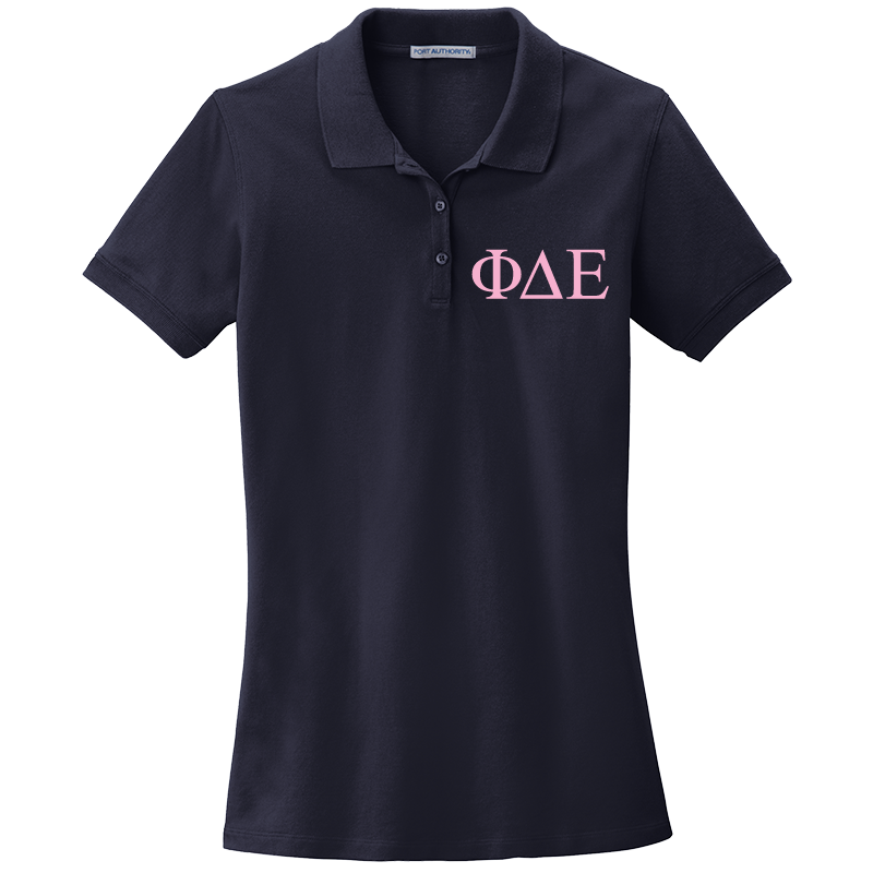 Phi Delta Epsilon Ladies' Embroidered Polo Shirt