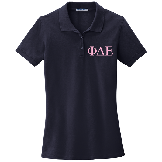 Phi Delta Epsilon Ladies' Embroidered Polo Shirt