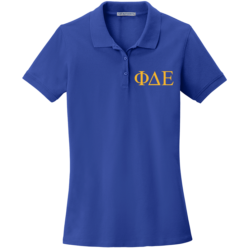 Phi Delta Epsilon Ladies' Embroidered Polo Shirt