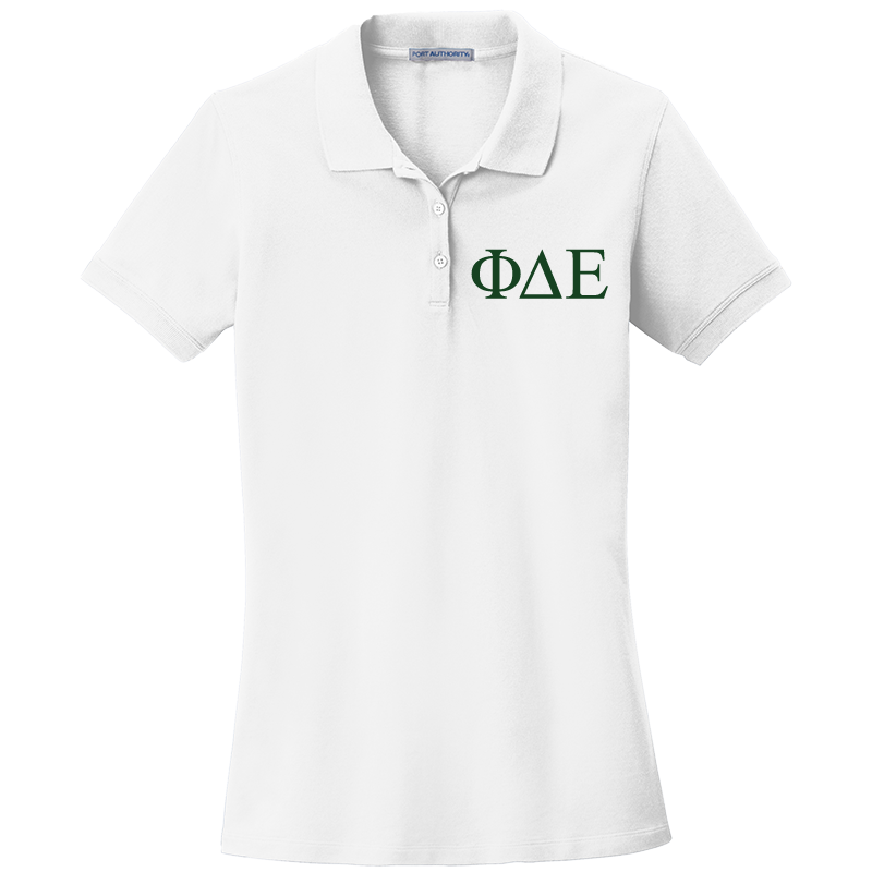 Phi Delta Epsilon Ladies' Embroidered Polo Shirt