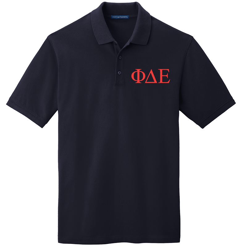 Phi Delta Epsilon Men's Embroidered Polo Shirt