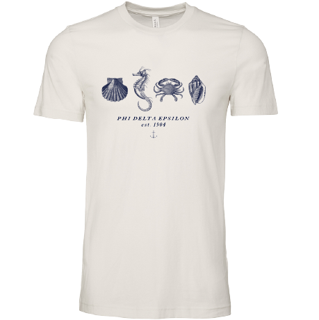 Phi Delta Epsilon Nautical Graphic T-Shirts