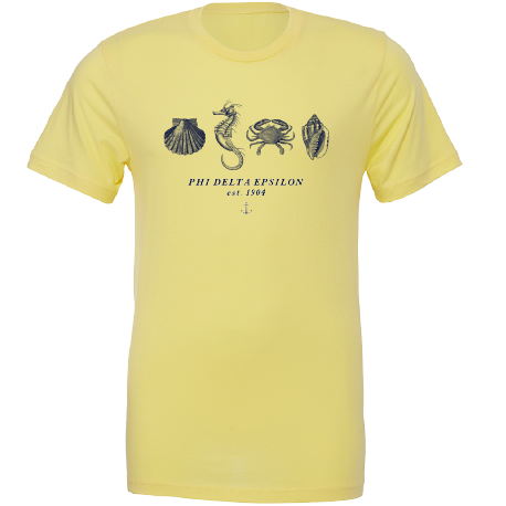 Phi Delta Epsilon Nautical Graphic T-Shirts