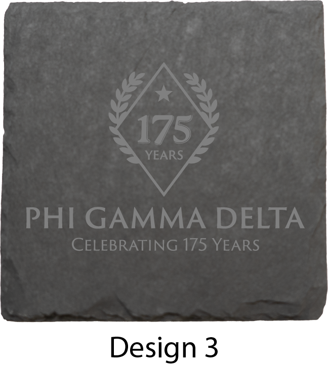 Phi Gamma Delta Stone Coasters - 4-Pack