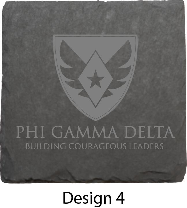 Phi Gamma Delta Stone Coasters - 4-Pack