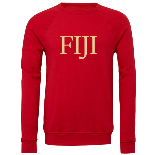 Phi Gamma Delta Embroidered Lettered Crewneck Sweatshirts