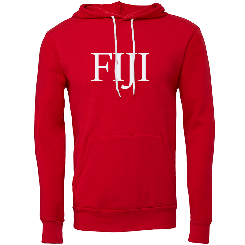Phi Gamma Delta Lettered Hooded Sweatshirts