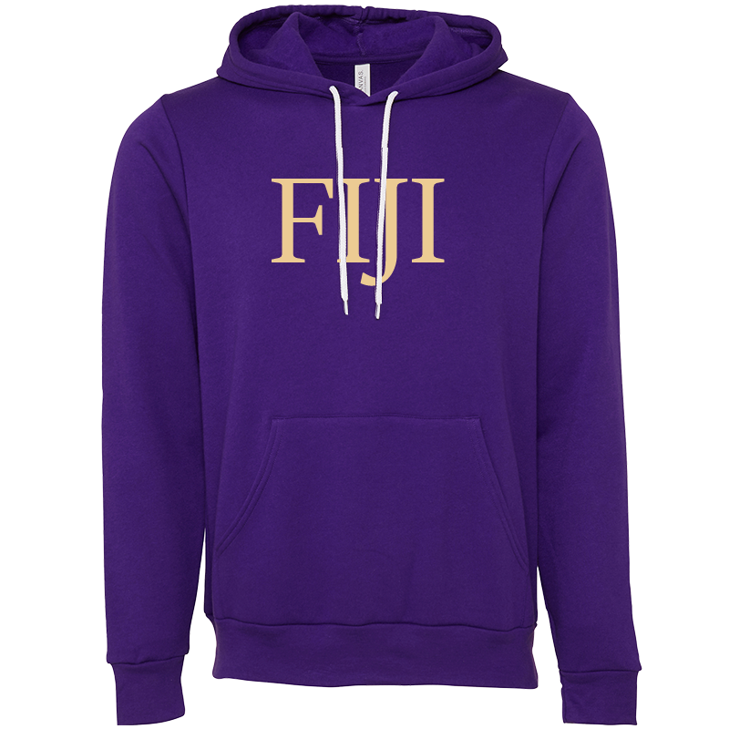 Phi Gamma Delta Lettered Hooded Sweatshirts