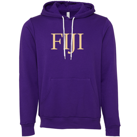 Phi Gamma Delta Lettered Hooded Sweatshirts