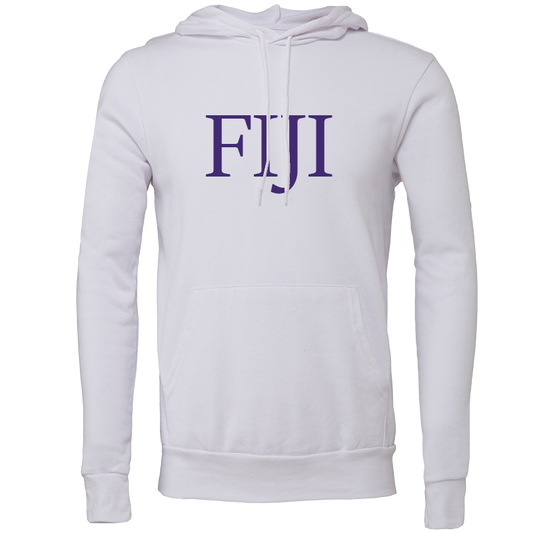 Phi Gamma Delta Embroidered Lettered Hooded Sweatshirts