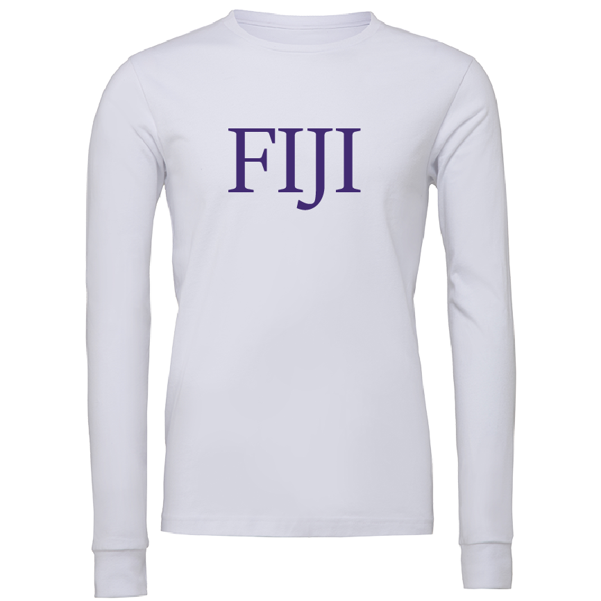 Phi Gamma Delta Lettered Long Sleeve T-Shirts