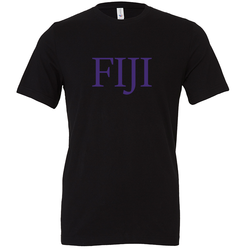 Phi Gamma Delta Lettered Short Sleeve T-Shirts