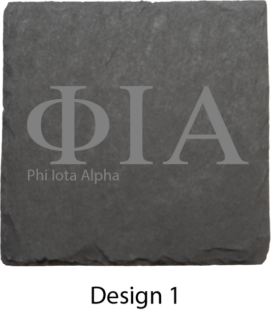 Phi Iota Alphai Stone Coasters - 4-Pack