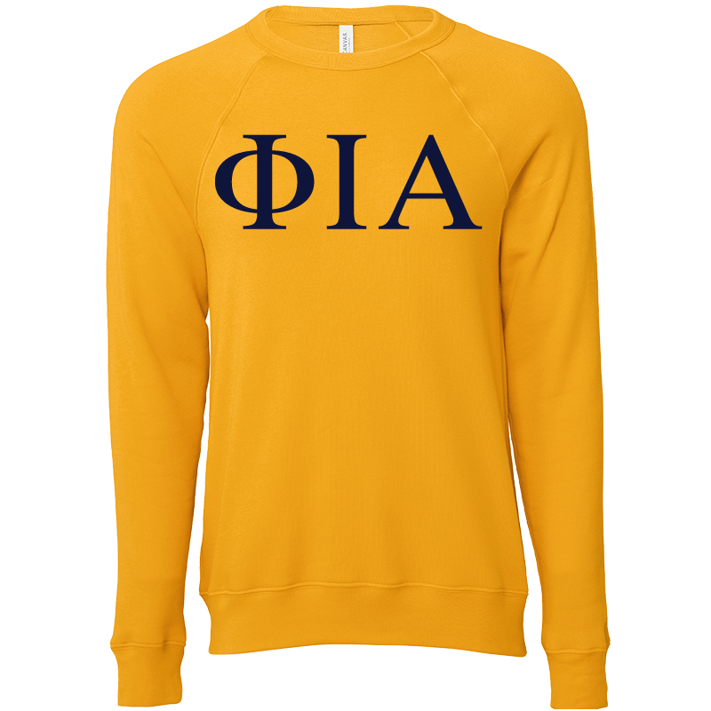 Phi Iota Alpha Lettered Crewneck Sweatshirts