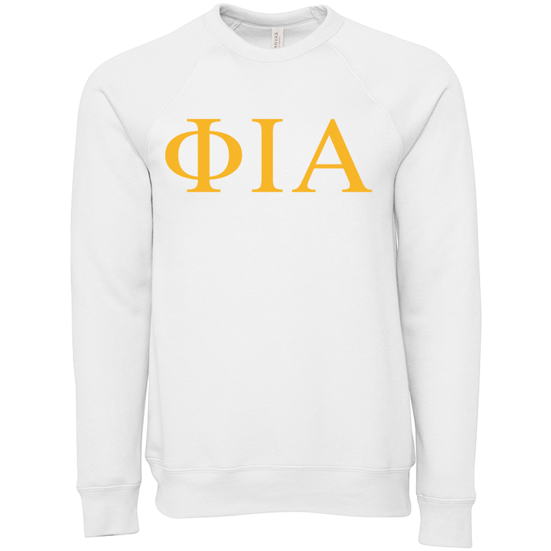 Phi Iota Alpha Lettered Crewneck Sweatshirts