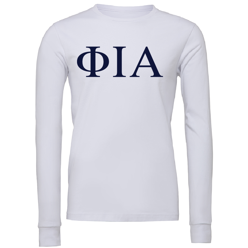 Phi Iota Alpha Lettered Long Sleeve T-Shirts
