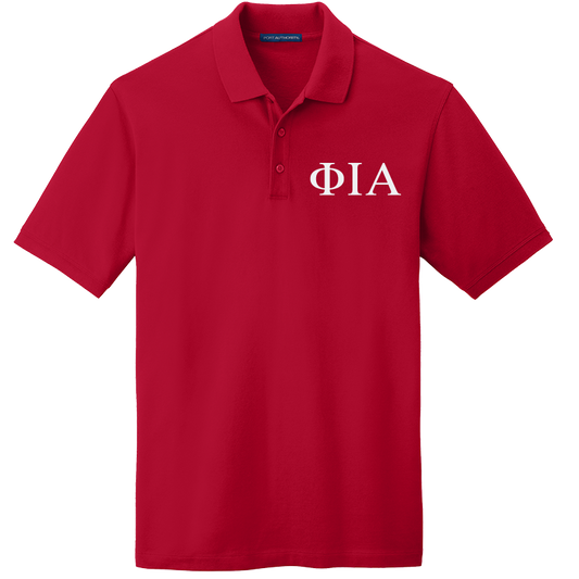Phi Iota Alpha  Men's Embroidered Polo Shirt