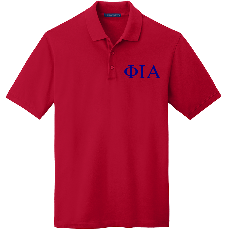 Phi Iota Alpha Men's Embroidered Polo Shirt