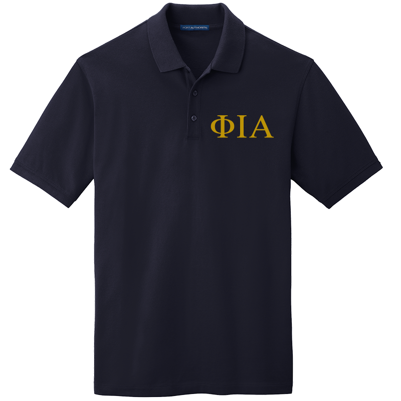 Phi Iota Alpha Men's Embroidered Polo Shirt