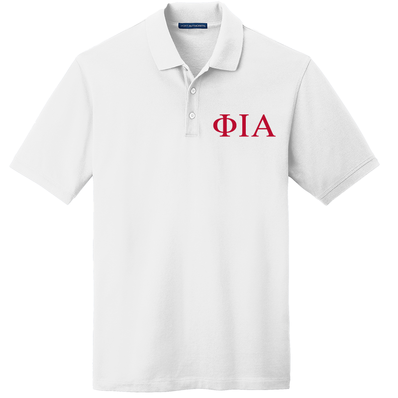 Phi Iota Alpha Men's Embroidered Polo Shirt