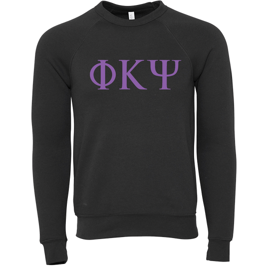 Phi Kappa Psi Embroidered Lettered Crewneck Sweatshirts