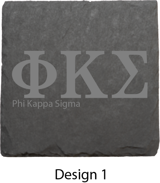 Phi Kappa Sigma Stone Coasters - 4-Pack
