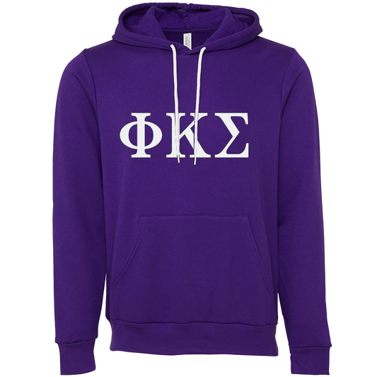 Phi Kappa Sigma Lettered Hooded Sweatshirts