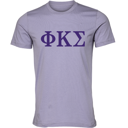 Phi Kappa Sigma Lettered Short Sleeve T-Shirts