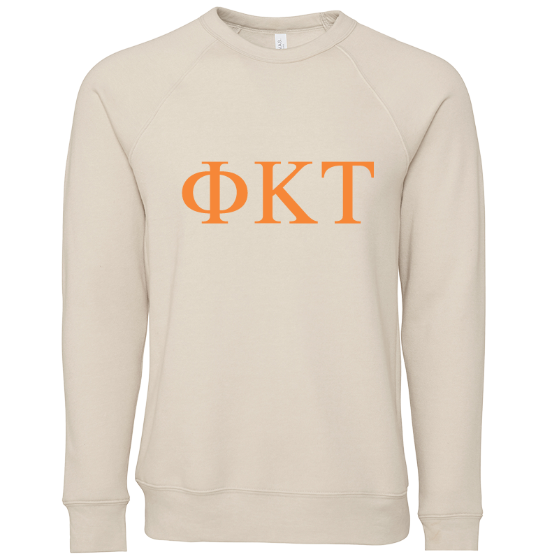 Phi Kappa Tau Lettered Crewneck Sweatshirts
