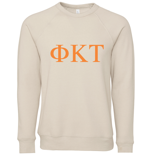 Phi Kappa Tau Lettered Crewneck Sweatshirts