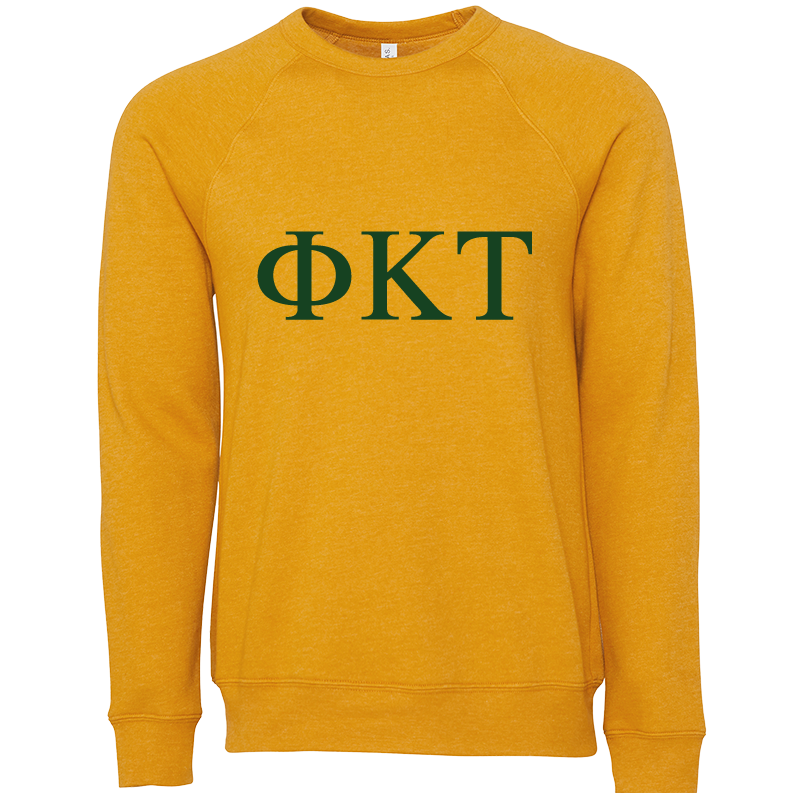 Phi Kappa Tau Lettered Crewneck Sweatshirts