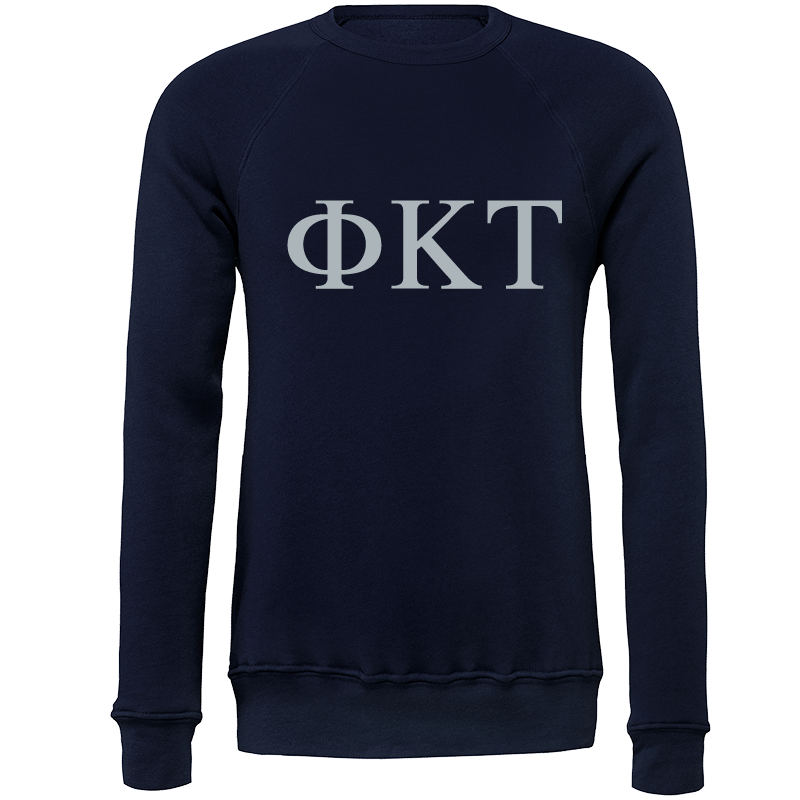 Phi Kappa Tau Lettered Crewneck Sweatshirts
