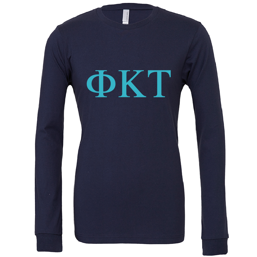 Phi Kappa Tau Lettered Long Sleeve T-Shirts