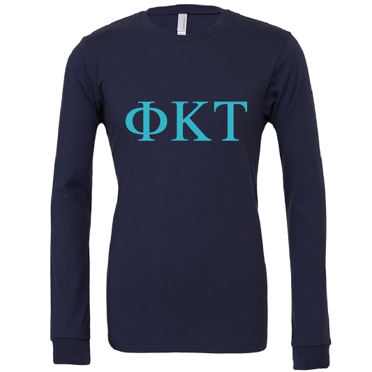 Phi Kappa Tau Lettered Long Sleeve T-Shirts