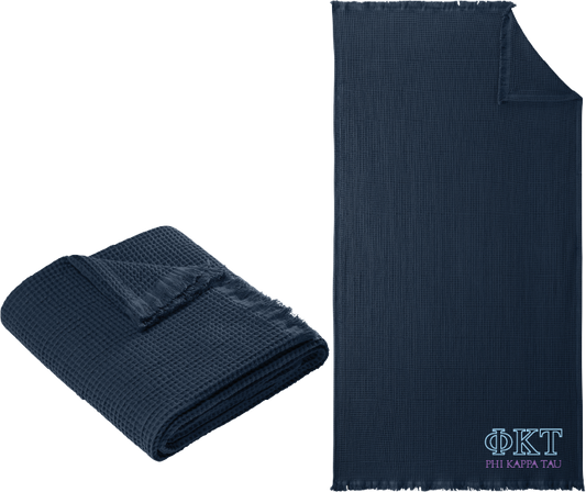 Phi Kappa Tau Letters and Name Blankets