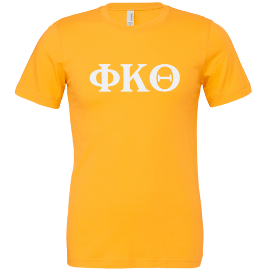 Phi Kappa Theta Lettered Short Sleeve T-Shirts