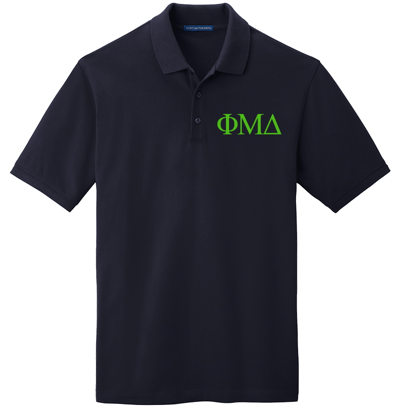 Phi Mu Delta Men's Embroidered Polo Shirt