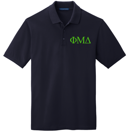 Phi Mu Delta  Men's Embroidered Polo Shirt