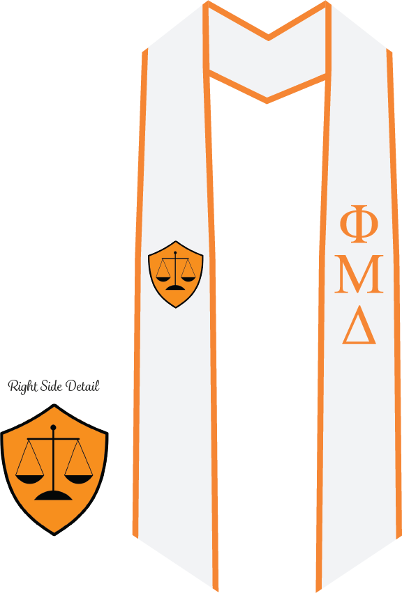 Phi Mu Delta Graduation Stoles
