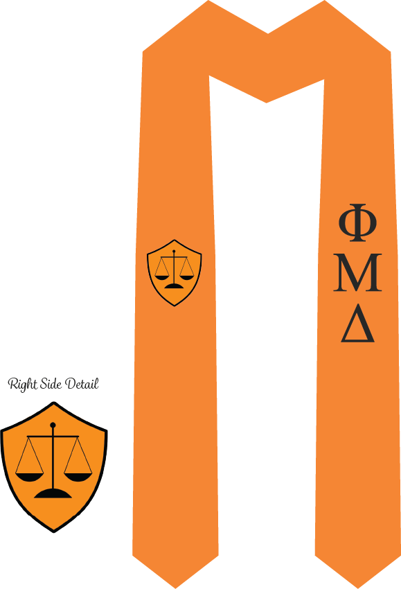 Phi Mu Delta Graduation Stoles