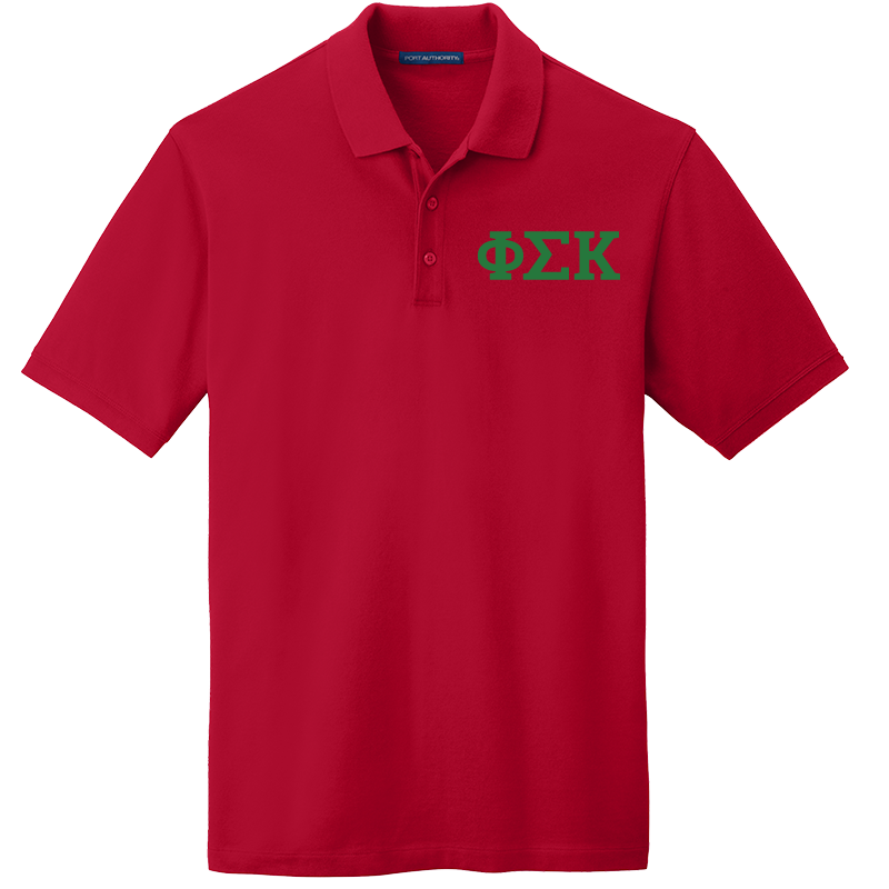 Phi Sigma Kappa Men's Embroidered Polo Shirt