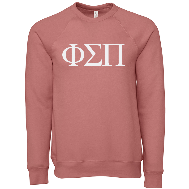 Phi Sigma Pi Lettered Crewneck Sweatshirts