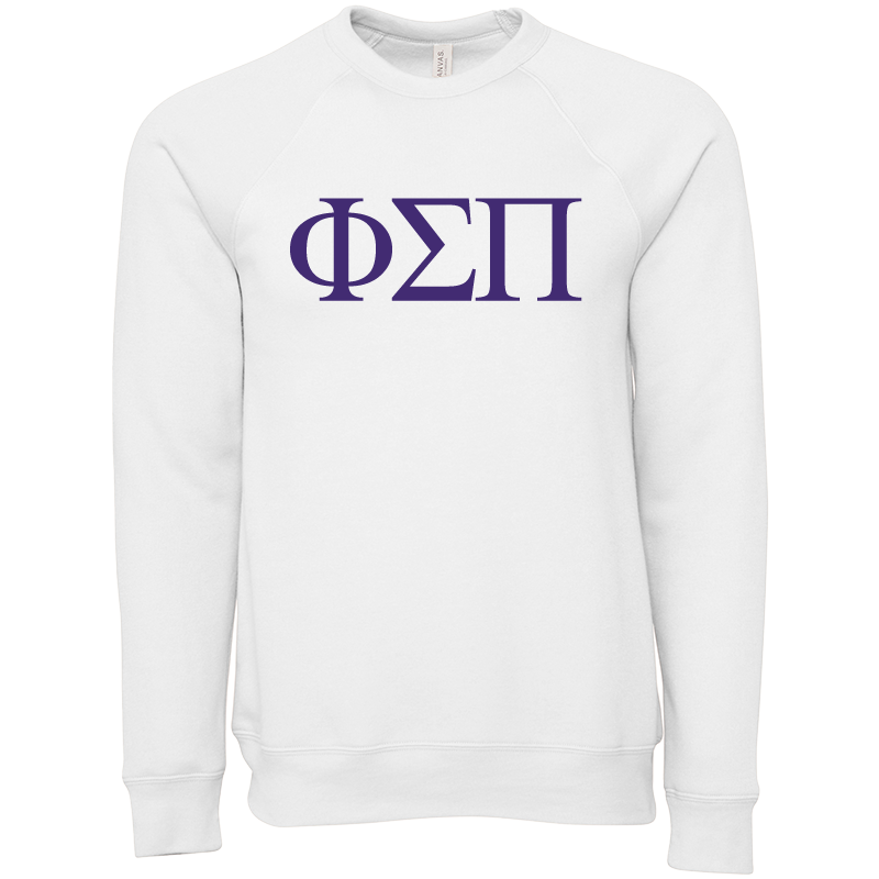 Phi Sigma Pi Lettered Crewneck Sweatshirts